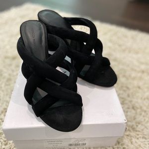Rebecca Minkoff black block heels
